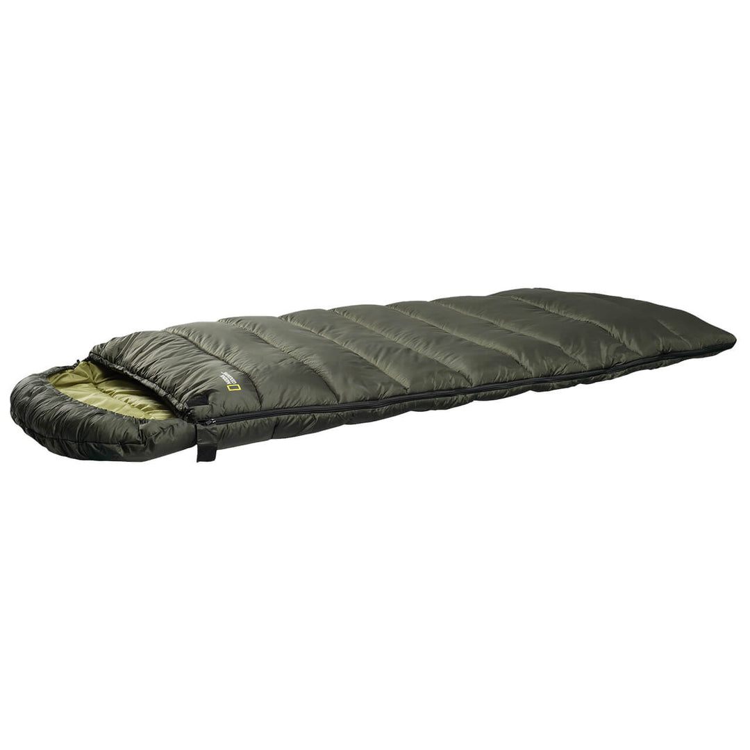 Bolsa para dormir Nat Geo Traveller, -13° C hasta +6° C, Verde Olivo