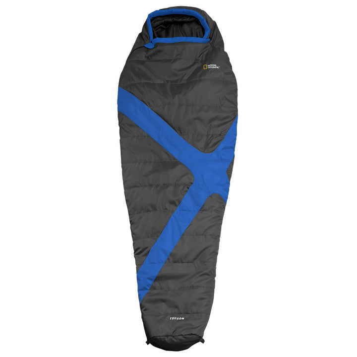 Bolsa para dormir Nat Geo Tucson gris con azul