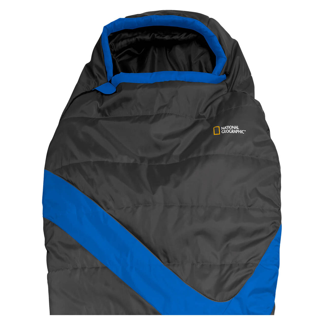 Bolsa para dormir Nat Geo Tucson gris con azul