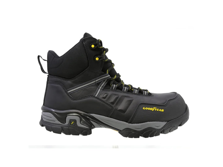 Bota Goodyear Safetrek GY 100 Negro con CASCO DIELECTRICO