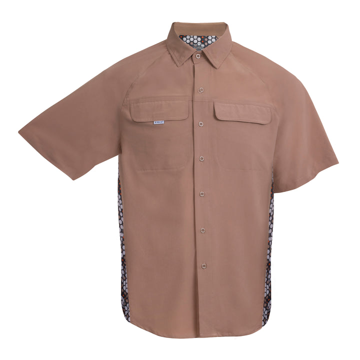 CAMISA NOMADA CAFE CON CORAL