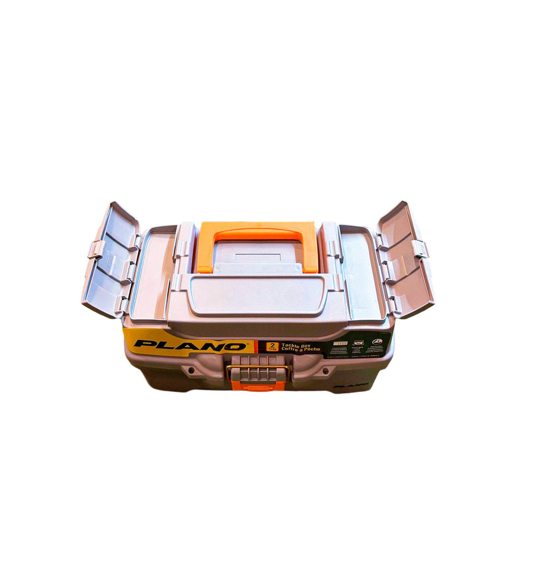 CAJA DE PESCA PLANO 2 REPISAS LIGHT GREY / DARK GREY