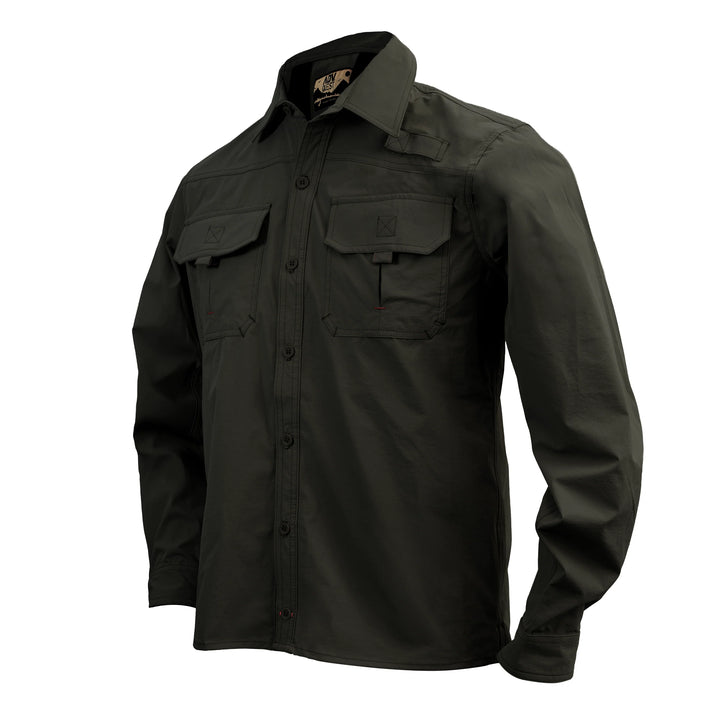 CAMISA ADVENTURE TECHNICAL STRECH MANGA LARGA OLIVO