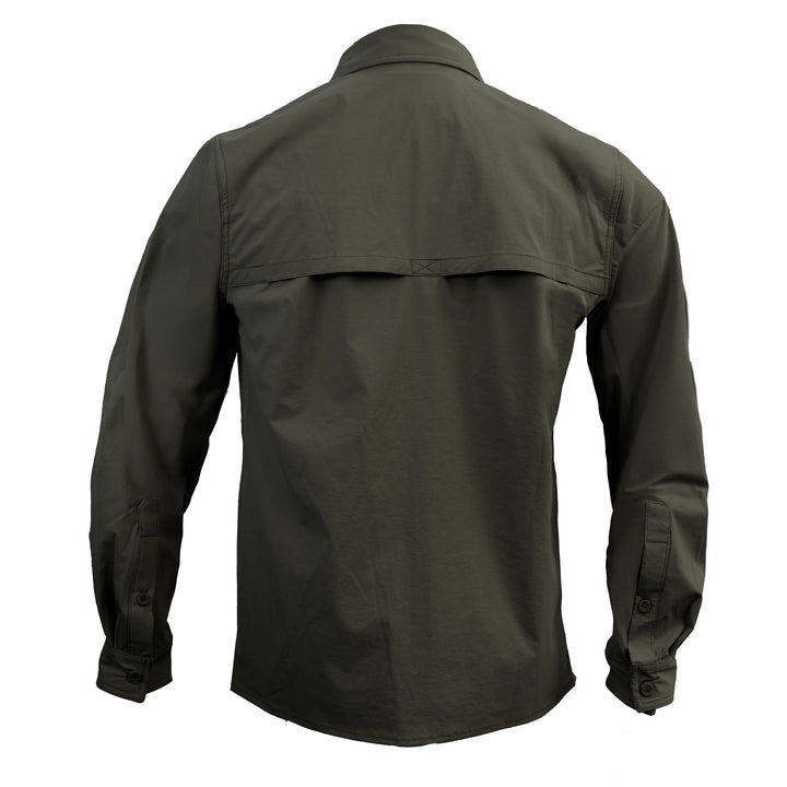 CAMISA ADVENTURE TECHNICAL STRECH MANGA LARGA OLIVO