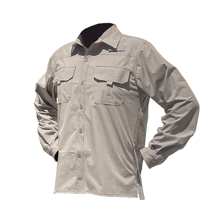 CAMISA ADVENTURE Tecnical Strech MANGA LARGA KHAKI