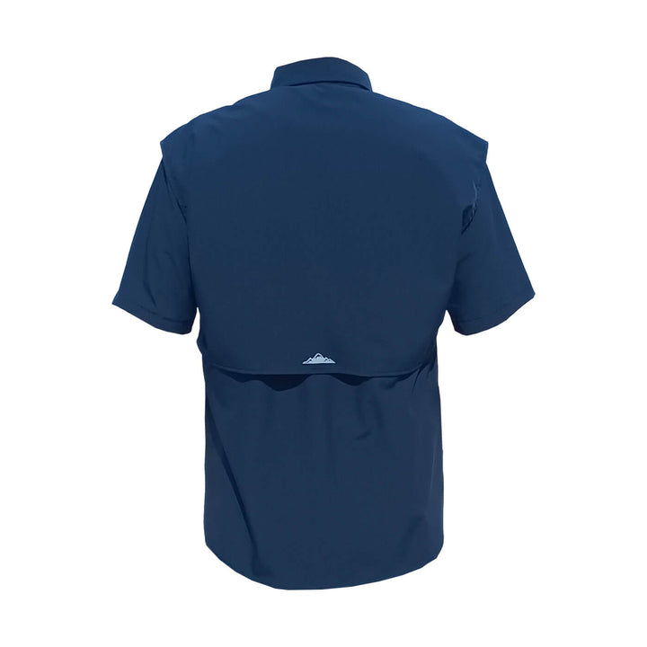 CAMISA TAU SPANISH FISHING MANGA CORTA AZUL