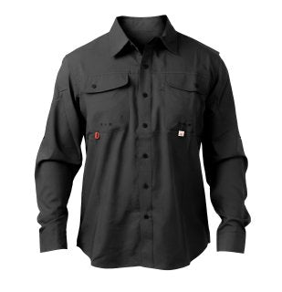 CAMISA TAU SUECA FISHING MANGA LARGA NEGRA
