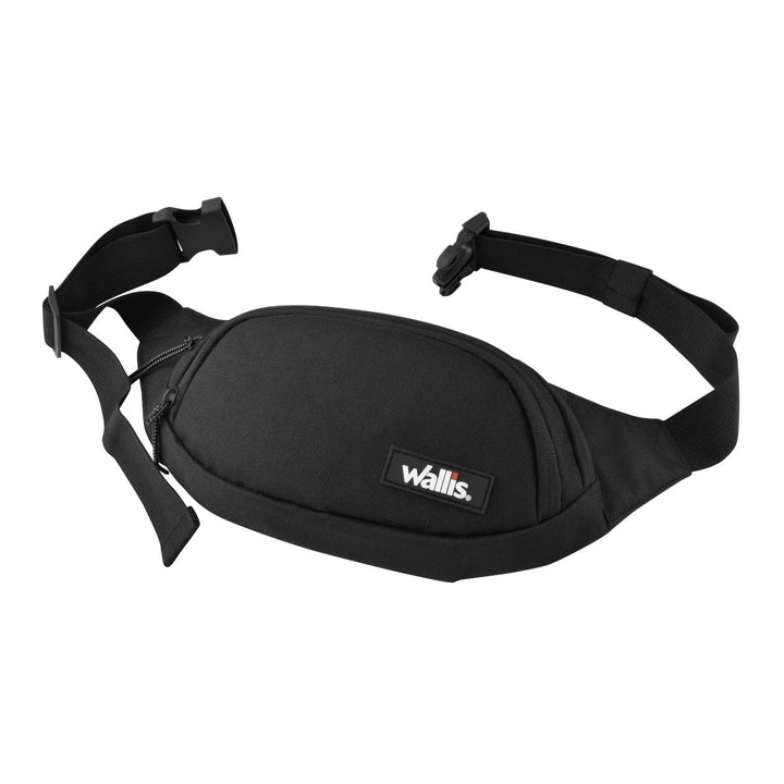 CANGURERA UNISEX, CORREA AJUSTABLE NEGRO