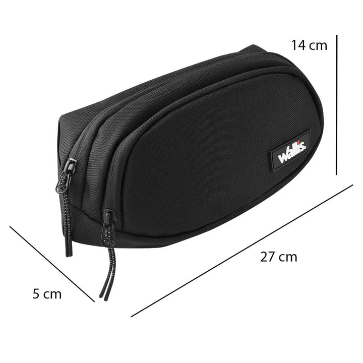 CANGURERA UNISEX, CORREA AJUSTABLE NEGRO