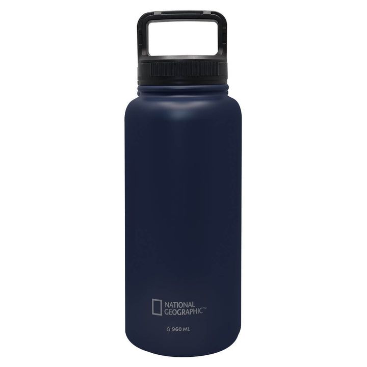 CILINDRO TERMICO NATGEO,NATURAL ADVENTURE ACEROINOXIDABLE 960ML AZUL MARINO