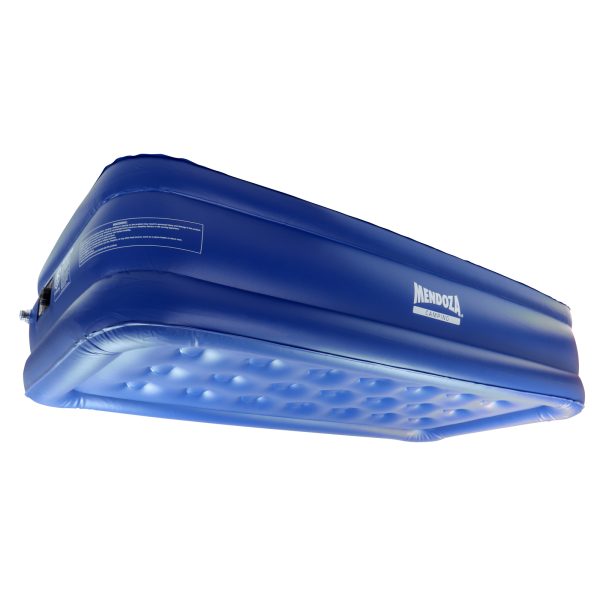 COLCHON INFLABLE INDIVIDUAL DE DOBLE ALTURA CON BOMBA INTEGRADA ELECTRICA