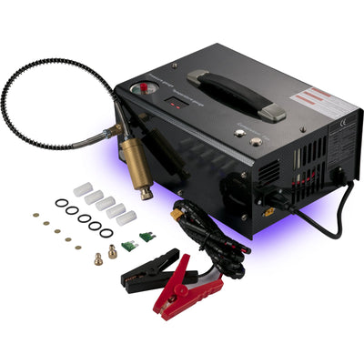 COMPRESOR PCP 12V 300 BAR 4500 PSI PORTATIL