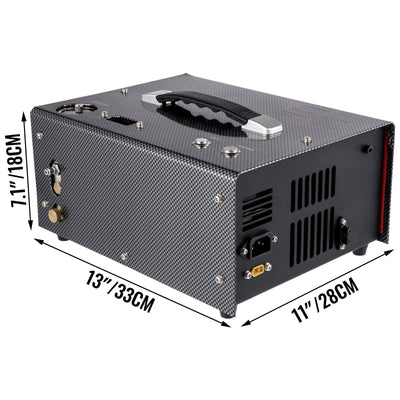 COMPRESOR PCP 12V 300 BAR 4500 PSI PORTATIL