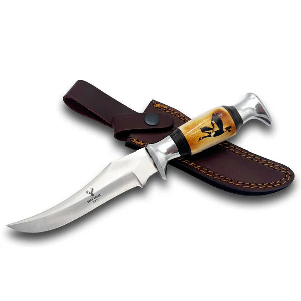CUCHILLO 10" Deer Creek Goose Bovine Bone Handle
