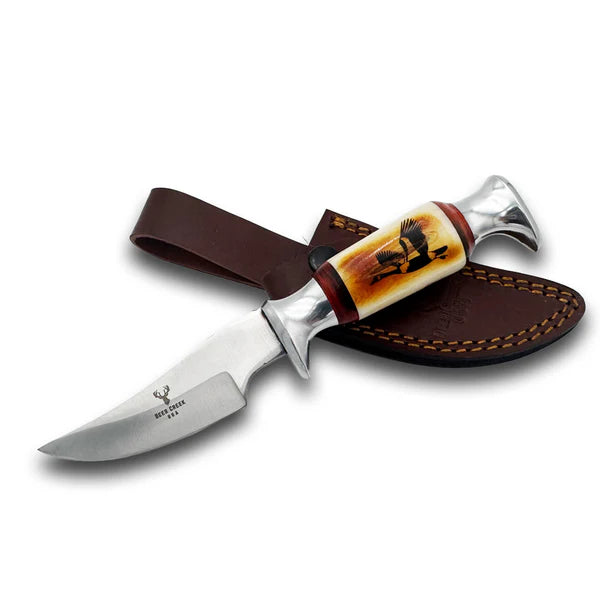 CUCHILLO 8.5" Deer Creek Goose Bovine Bone Handle