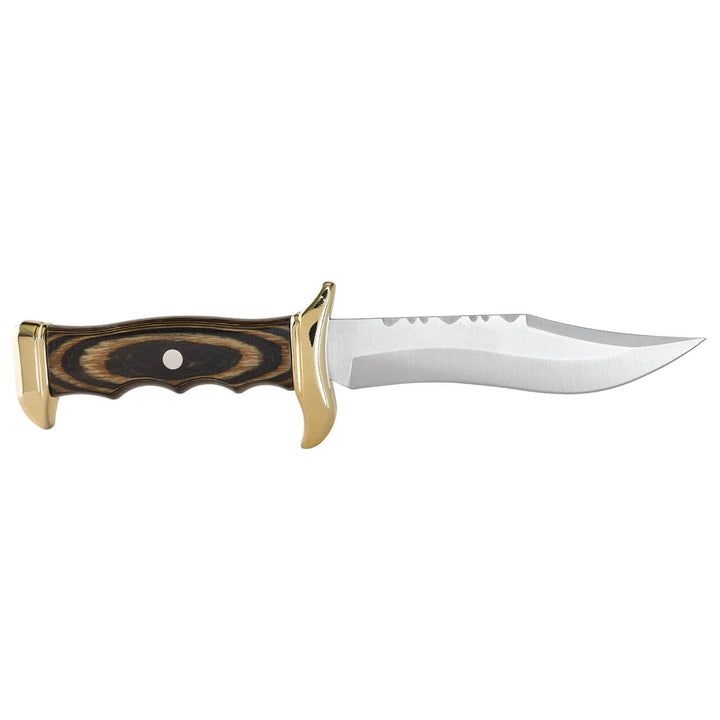 CUCHILLO ALPINA CON FUNDA DE PIEL LARGO 21CM MIGUEL NIETO
