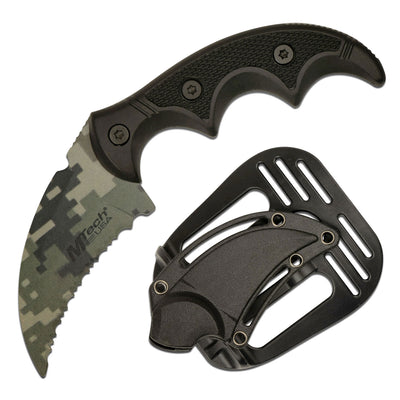 CUCHILLO KARAMBIT CON FUNDA DE PALETA POLIMERO