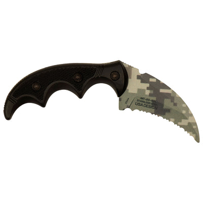 CUCHILLO KARAMBIT CON FUNDA DE PALETA POLIMERO