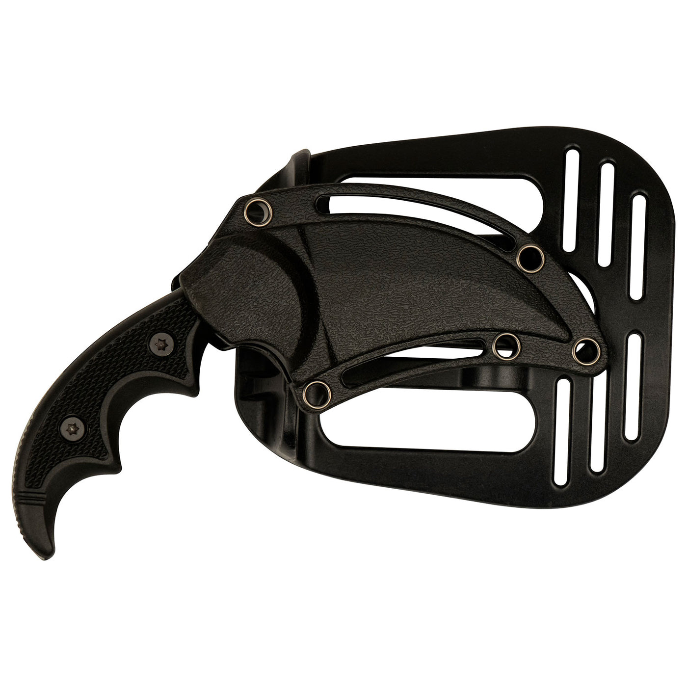 CUCHILLO KARAMBIT CON FUNDA DE PALETA POLIMERO