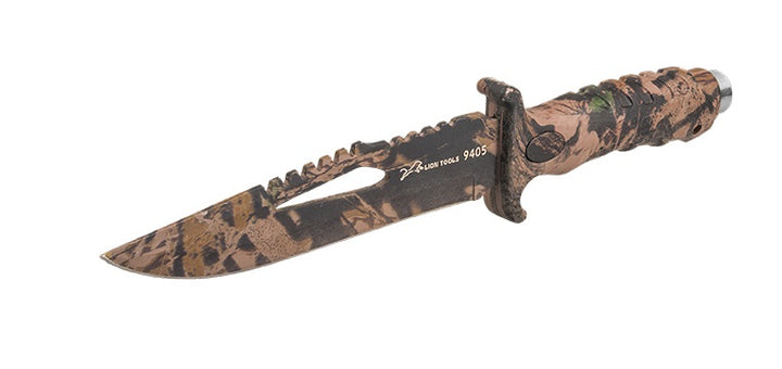 CUCHILLO MONTE CAMUFLAJE CON FUNDA NYLON