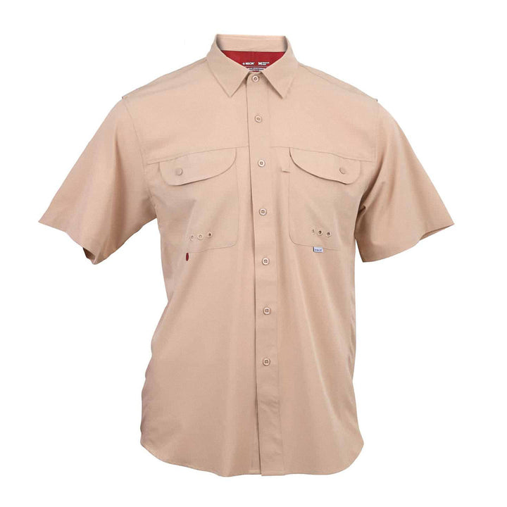Camisa Outdoor Signature Manga Corta KHAKI