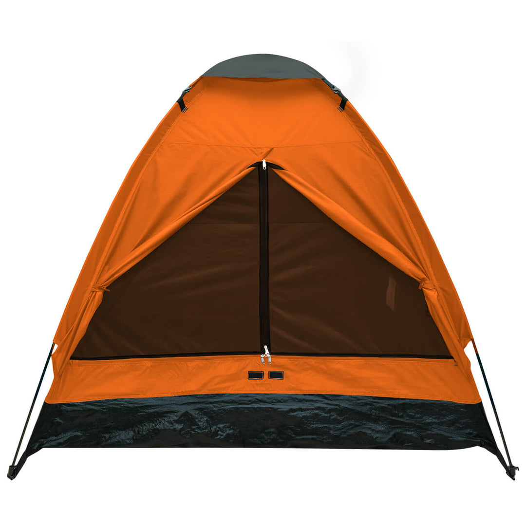 Casa de campaña MONODOME para 2 personas, semi-impermeable, naranja
