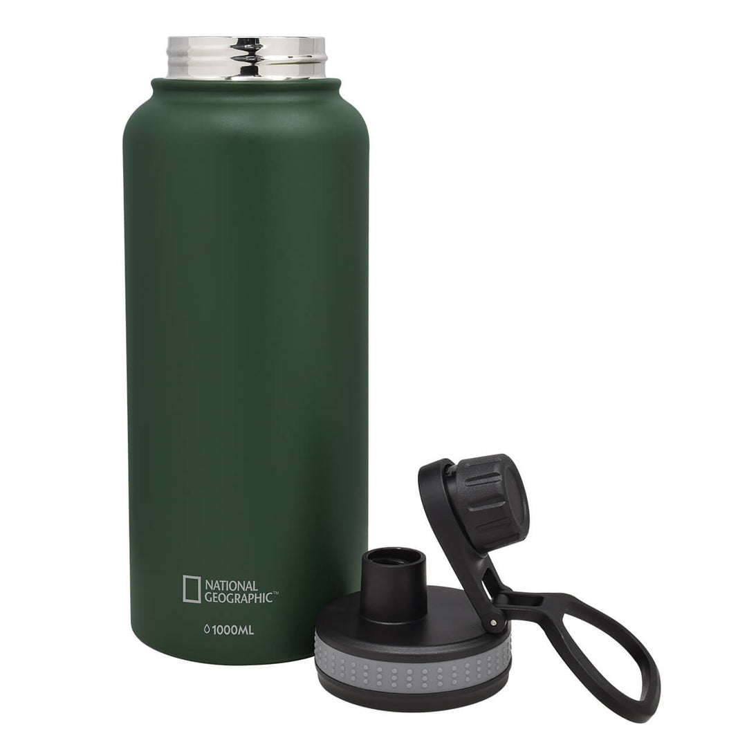 Cilindro térmico ADVENTURE FURTHER de 1000 ml VERDE OLIVO