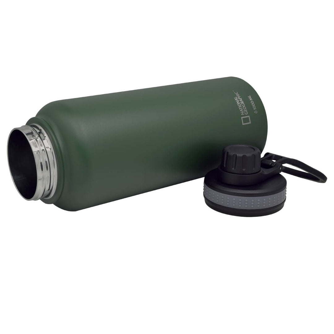Cilindro térmico ADVENTURE FURTHER de 1000 ml VERDE OLIVO