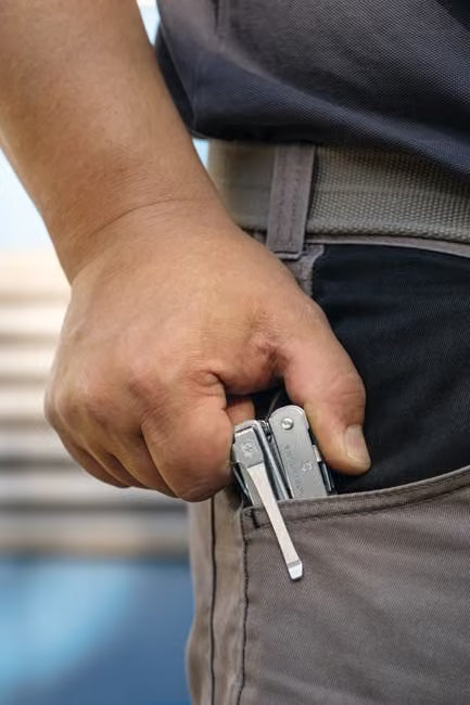 Clip Swiss Tool Spirit, silver Victorinox
