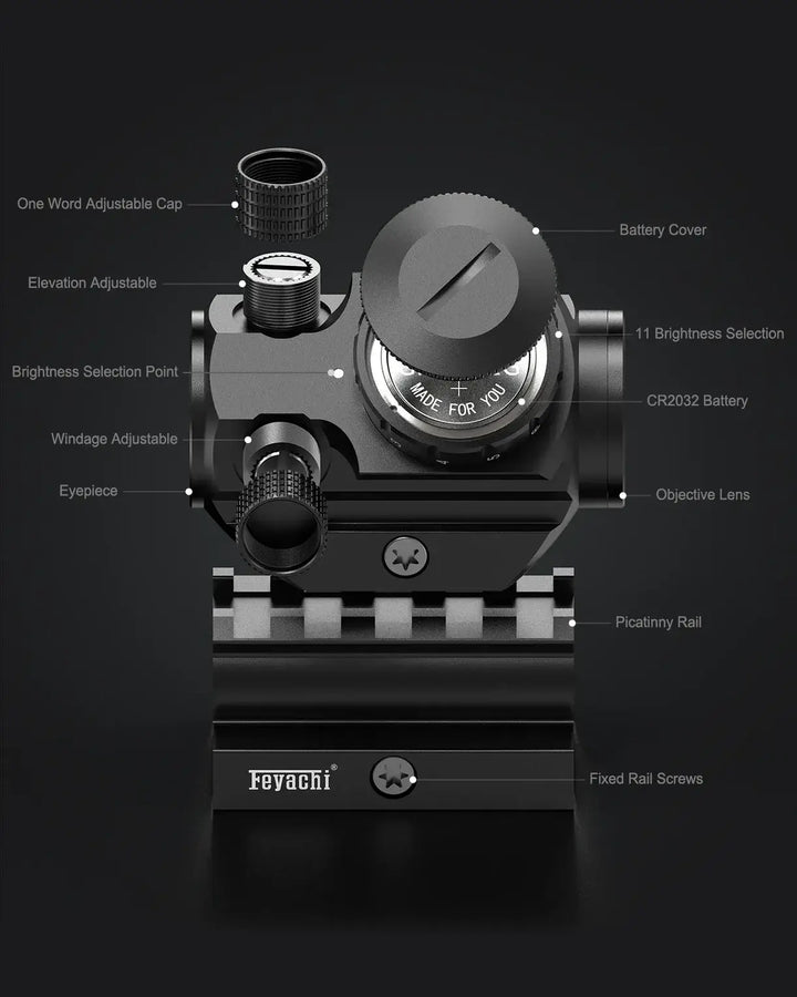 Combo RS-23 Red Dot Sight with M38 5X Magnifier