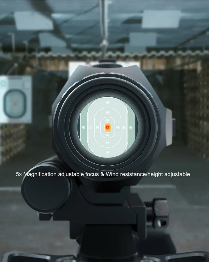 Combo RS-23 Red Dot Sight with M38 5X Magnifier