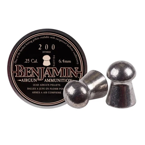 DIABOLO BENJAMIN DOMED CALIBRE .25(6.35mm) 27.8gr 200 Piezas