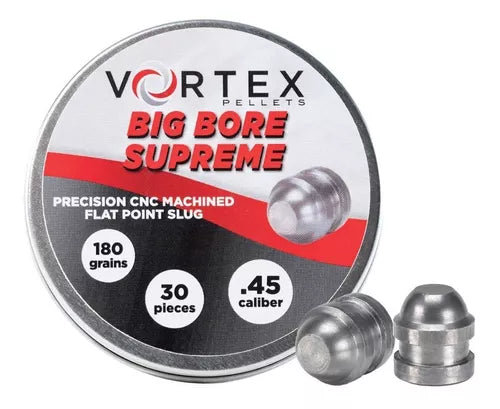 DIABOLO VORTEX HATSAN SUPREME CALIBRE .45 180gr 30 Piezas