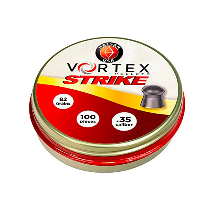 DIABOLO HATSAN VORTEX STRIKE CALIBRE .357(9mm) 82gr 100 Piezas