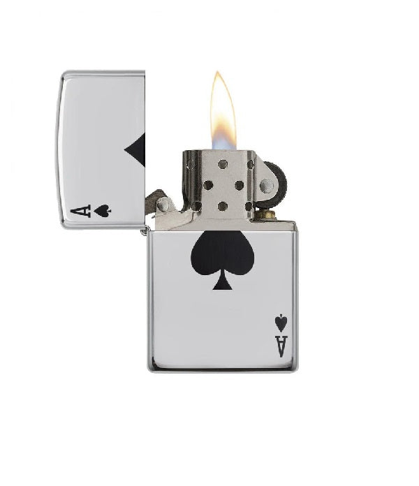 ENCENDEDOR ZIPPO AS DE LA SUERTE