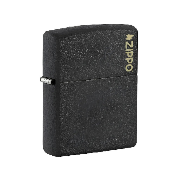 ENCENDEDOR ZIPPO NEGRO AGRIETADO