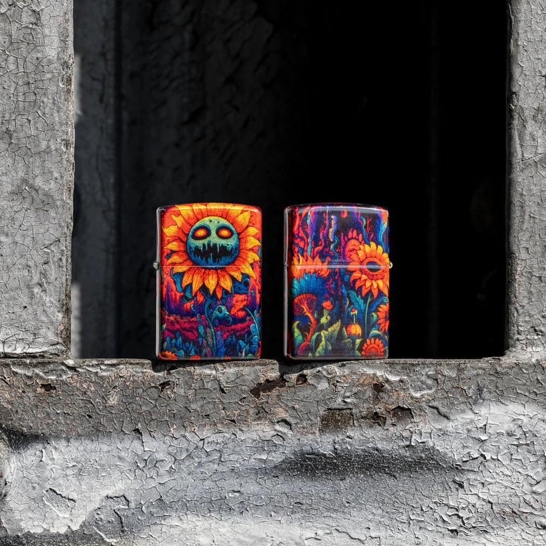 ENCENDEDOR ZIPPO 540 DISEÑO GIRASOL ATERRADOR