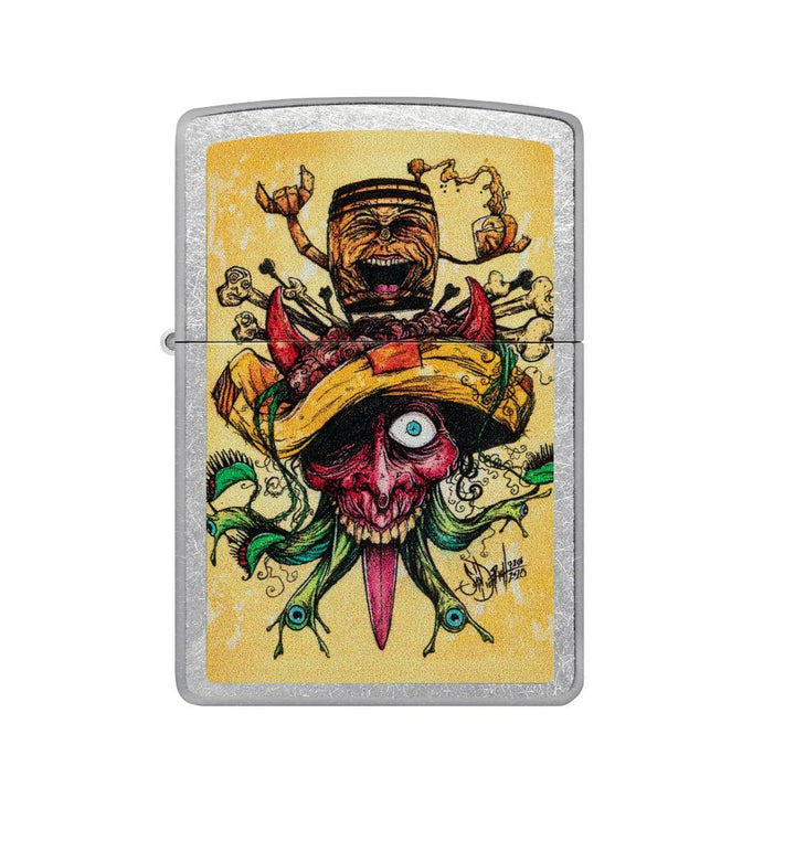 ENCENDEDOR ZIPPO CROMADO TATUAJE SEAN DIETRICH