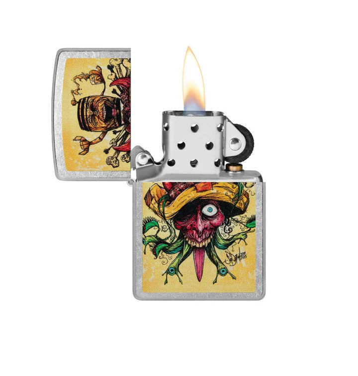 ENCENDEDOR ZIPPO CROMADO TATUAJE SEAN DIETRICH