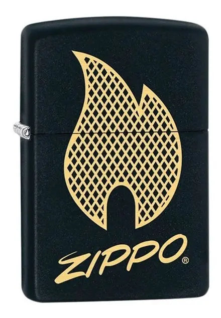 ENCENDEDOR ZIPPO PRICE FIGHTER NEGRO CON FLAMA ZIPPO
