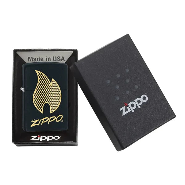 ENCENDEDOR ZIPPO PRICE FIGHTER NEGRO CON FLAMA ZIPPO