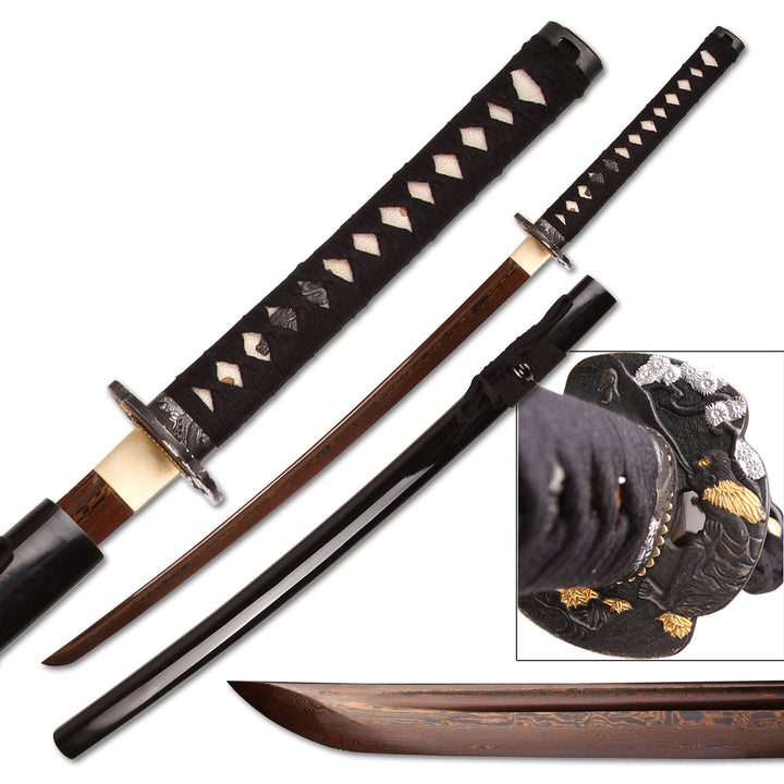 ESPADA KATANA 40.5" SAMURÁI Ten Ryu HAND FORGED