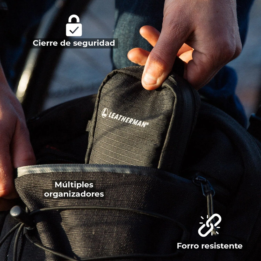 ESTUCHE EDC NEGRO LEATHERMAN