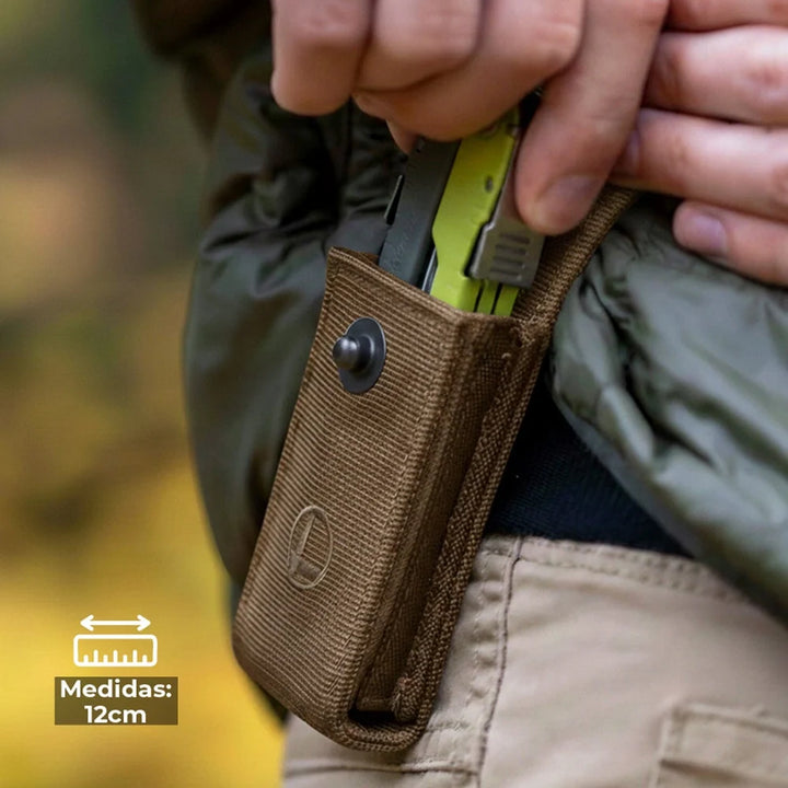 FUNDA DE NYLON DE 5" CAFE  LEATHERMAN