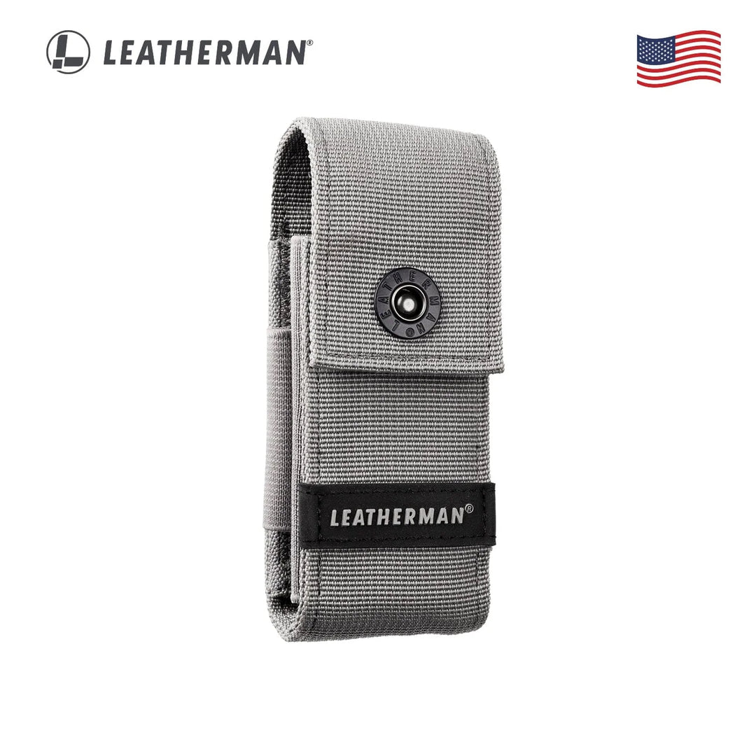 FUNDA DENYLON DE 5" GRIS CON BOLSILLOS LEATHERMAN