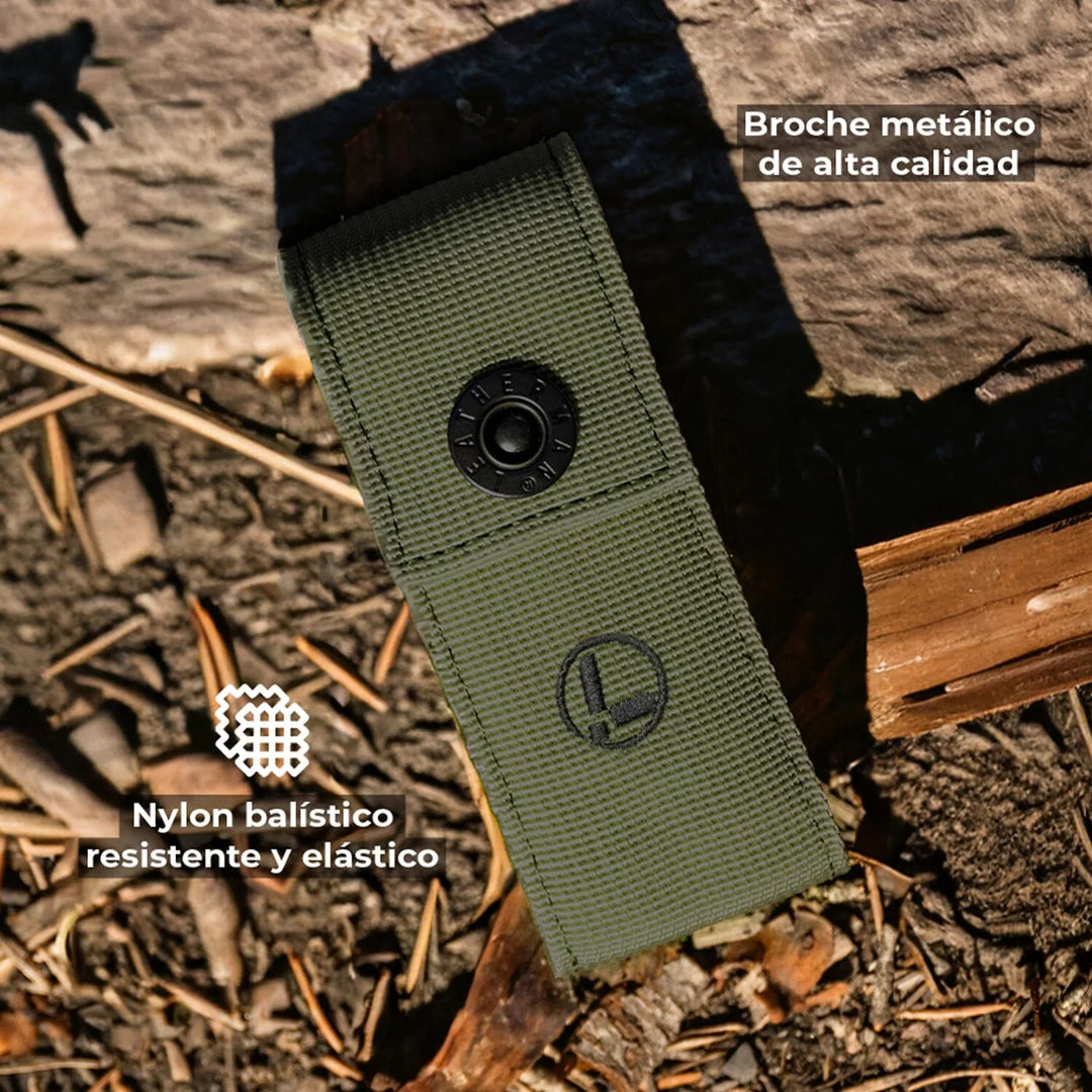 FUNDA DE NYLON DE 5" VERDE LEATHERMAN