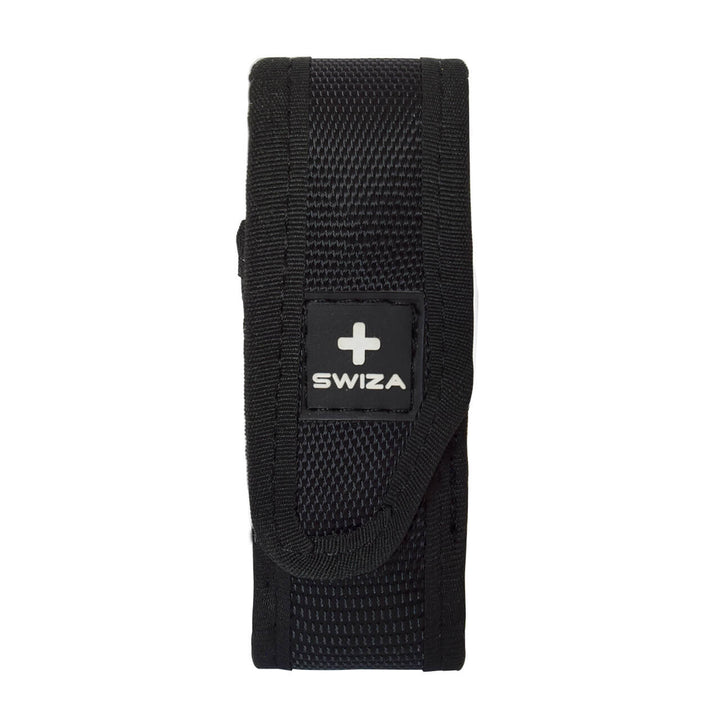 FUNDA NYLON NEGRA CON VELCRO SWIZA CHICA