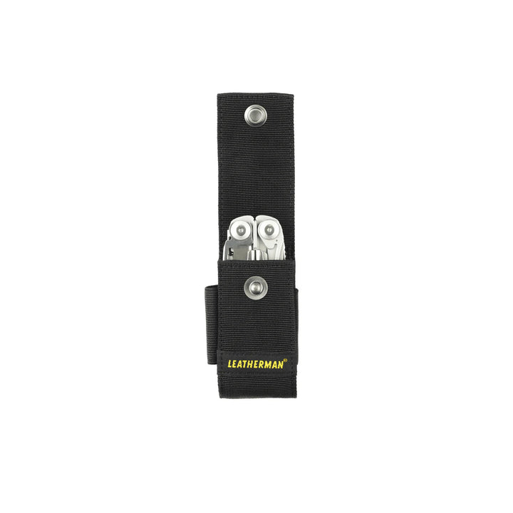 FUNDA NYLON DE 4" CON BOLSILLOS BLACK LEATHERMAN