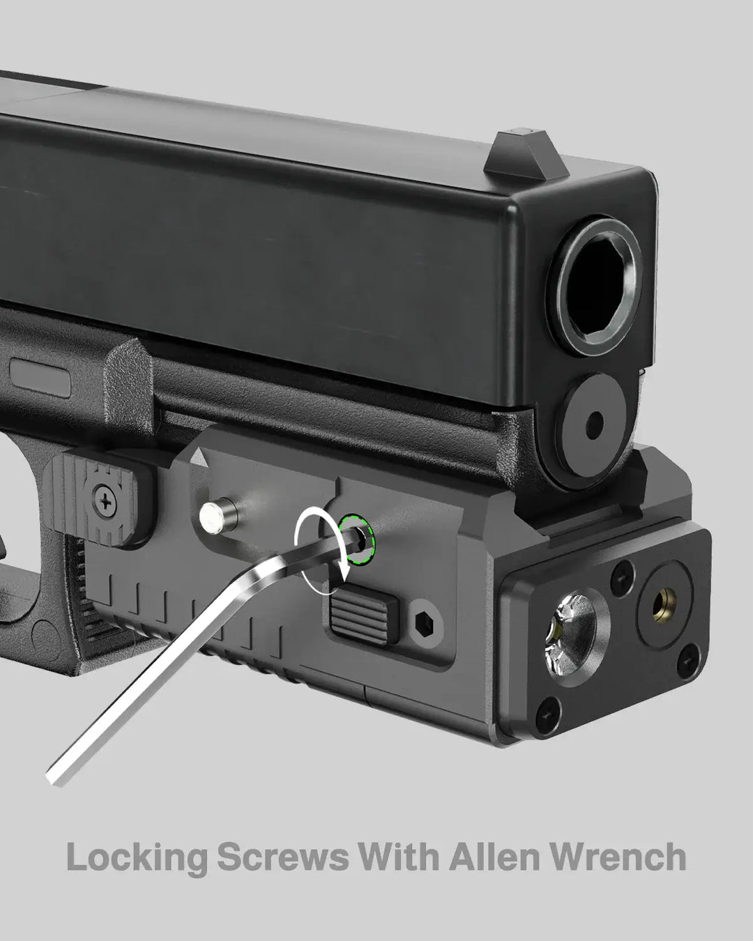 Combo Laser Verde linterna 700 LUMENS RECARGABLE