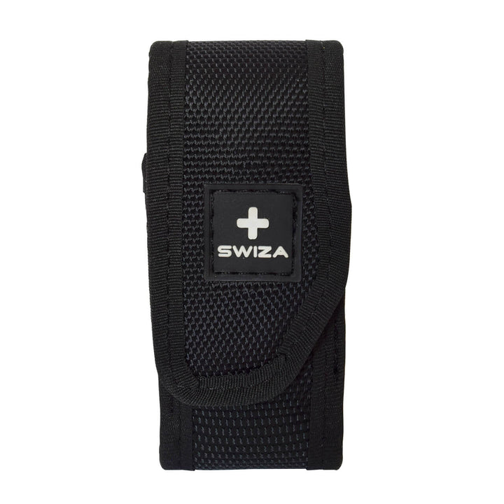 Funda nylon negro con velcro, SWIZA MEDIANA
